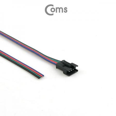 디바이스마트,케이블/전선 > 점퍼/하네스/악어/바나나 > 점퍼 와이어/케이블,Coms,점퍼 케이블(4P) 연장 30cm, Red/Black/Green/Blue [BE449],점퍼 4핀 연장 케이블 / 길이 : 30cm / 색상 : Red/Black/Green/Blue