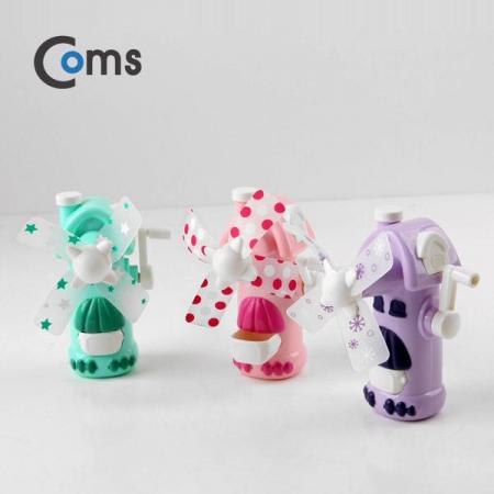 디바이스마트,컴퓨터/모바일/가전 > 가전/생활용품 > 계절가전 > 선풍기/냉풍기,Coms,풍차 수동 선풍기 (컬러 랜덤발송) [IB467],컬러 랜덤발송