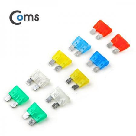 디바이스마트,컴퓨터/모바일/가전 > 게임/취미/캠핑용품 > 차량내부용품 > 실내용품,Coms,휴즈(차량용/신형, 10pcs Set(10/15/20/25/30A) [IB488],10pcs Set(10/15/20/25/30A)