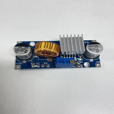 디바이스마트,전원/파워/배터리 > DC-DC 컨버터 모듈 > 강하형 모듈(외장) > 비절연 스위칭 모듈,SZH,XL4015 강하형 DC-DC 5A 가변 컨버터 [SZH-PWSD-009],외장형 / 가변출력전압 / 가변방식 : 트리머 / 1ch 출력 / 강하형 50W 비절연 스위칭 컨버터 / 입력전압 : 4V~38V / 출력전압 : 1.25V~36V / 출력전류 : 4.5A / 변환효율 : 최대 96% / 스위칭 주파수 : 180kHz / 입력단자 : 스루홀 / 출력단자 : 스루홀 / 패키지 : PCB