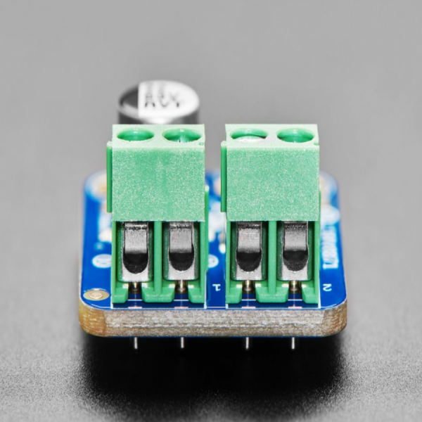 디바이스마트,MCU보드/전자키트 > 버튼/스위치/제어/RTC > 모터/모터컨트롤,Adafruit,Adafruit DRV8871 DC Motor Driver Breakout Board - 3.6A Max [ada-3190],6.5~45V 모터 파워 전압 / IN Pin 상에서 5.5V 로직레벨 / 3.6A 피크 전류 / PWM 제어