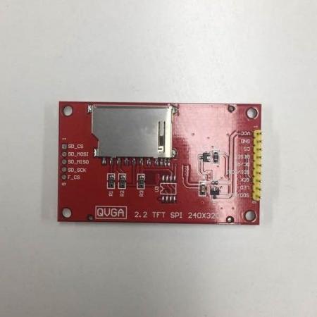 디바이스마트,MCU보드/전자키트 > 디스플레이 > LCD/OLED,SZH,2.2인치 TFT LCD 모듈 [SZH-EK096],아두이노 호환 2.2 인치 TFT LCD 모듈 / SPI 시리얼 (4 I/O)통신 / SD 카드 지원 / 해상도 : 320 x 240 / SPI통신부 3.3V 전압으로만 통신됩니다