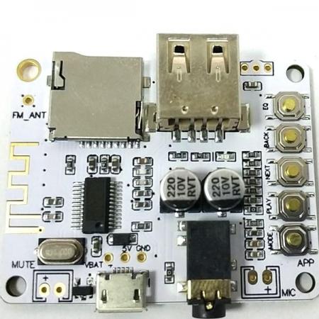 디바이스마트,MCU보드/전자키트 > 음악/앰프/녹음 > 악기/알람/소리재생,SZH,블루투스 4.2 오디오 모듈 [SZH-BTBA-003],블루투스 리시버, USB 디코드 및 재생, TF 카드 디코딩 재생 / 재생 가능 포맷 : MP3, WMA, WAV, FLAC, APE(APE는 FAST 엔코딩된 포맷만 가능) / Power Supply: 5VDC (USB Micro-5P) / 클래식, 재즈, 락, 베이스, 팝, 노멀 음장 제공 / 50mm * 40mm (PCB)