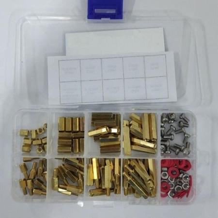 디바이스마트,커넥터/PCB > PCB기판/관련상품 > 서포트 > PCB 서포트 키트,NT-KIT,M3 황동 서포트 키트 [NT-KIT-M002],불황에 맞서는 저렴한 실속키트. 황동 서포트 M3사이즈로만 구성된 키트 입니다. M3 서포트 8종 + M3볼트 + M3너트,빨간색 와샤로 구성되어 있습니다.
