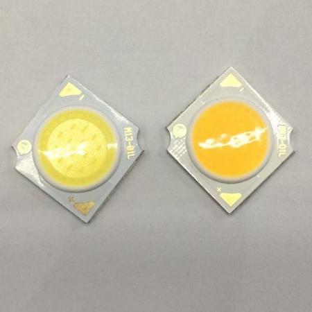 디바이스마트,LED/LCD > COB/파워 LED > 10~29W > 원형,SZH-LD,10W FLIP COB LED 13-0210 평면타입 [SZH-LD061],사이즈 : 13x13mm / 전압 : 30~34V / 전류 : 320mA / 전력 : 10W / 색상 : 화이트,웜화이트(White,Warm White)