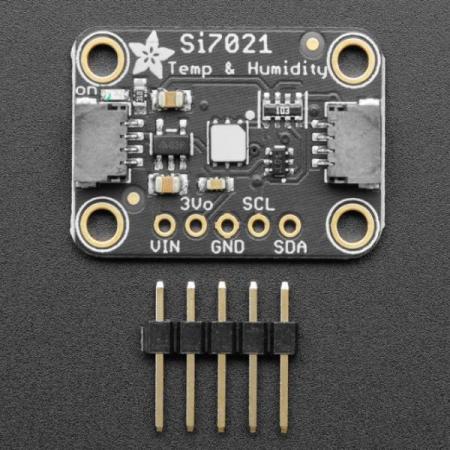 디바이스마트,MCU보드/전자키트 > 센서모듈 > 온도/습도 > 온습도겸용,Adafruit,Si7021 온습도 센서 모듈 Adafruit Si7021 Temperature & Humidity Sensor Breakout Board [ada-3251],Si7021 온도 + 습도 센서 기반 / 습도 오차범위 : ± 3% / 습도 측정 범위 : 0–80% RH / 습도 오차범위 : ±0.4 °C / 습도 측정 범위 : -10 to +85 °C / 인터페이스 : I2C / 3.3V 레귤레이터(및 level shifting) 내장으로 3.3V 및 5V의 전원 & 로직 모두 호환 / 크기 : 17.8mm x 15.3mm x 3.0mm