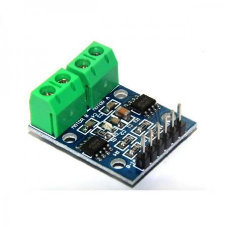 디바이스마트,MCU보드/전자키트 > 버튼/스위치/제어/RTC > 모터/모터컨트롤,SZH,Dual H-Bridge L9110s 모터 드라이버 모듈 [SZH-MDBL-002],L9110S 모터 드라이버 칩셋 모듈 / 사용 가능 모터 전압 : 2.5V ~ 12V (전류 : 0.8A) / 2개의 DC 모터 또는 2상 4선식 스테핑 모터 / 크기 : 2.8cm * 2.1cm (PCB)