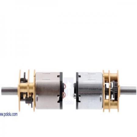 디바이스마트,기계/제어/로봇/모터 > 모터류 > DC기어드모터 > CarbonBrush모터,Pololu,카본브러쉬 감속모터 30:1 Micro Metal Gearmotor HPCB 12V with Extended Motor Shaft #3049,Carbon Brush, High-Power, 12V Brushed DC Motor / 29.86:1 메탈 기어박스 / 9mm 길이, 3mm 직경의 D형 기어박스 샤프트 / 4.5 x 1mm 확장 모터 샤프트 포함 / 1000RPM, 100mA (No load), 0.6kg-cm 0.8A (Stall)