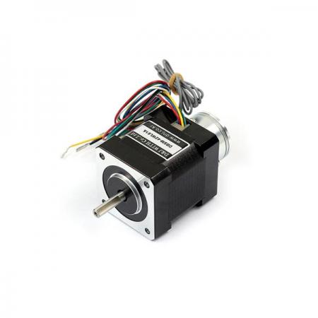 디바이스마트,기계/제어/로봇/모터 > 모터류 > 브레이크 모터,,브레이크 스테핑모터 DBSM-42WL61A,미키풀리사의 고성능, 콤팩트한 마이크로 브레이크가 장착된 스테핑모터 Step angle: 1.8 Rated voltage: 4V Rated current: 1.2A Holing torque: 3200gf-cm Winding resistance: 3.3Ω±10% Inductance: 2.8mH ±20% Rotor inertia: 68g-cm² / 제조사 :  디엔지위드