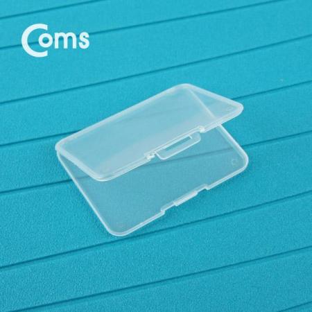 디바이스마트,컴퓨터/모바일/가전 > 저장장치 > 메모리카드/리더기 > 리더기/수납케이스,Coms,다용도 메모리 카드 케이스(50*65mm) SD메모리 케이스/4mm(투명) [LC9761],투명