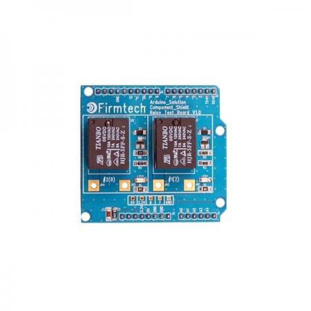 디바이스마트,MCU보드/전자키트 > 전원/신호/저장/응용 > 릴레이,(주)펌테크,RELAY Shield,Arduino + Bluetooth Kit의 제어용 Shield / 아두이노 우노에 블루투스 Shield와 RELAY Shield를 결착하여 스마트폰으로 RELAY를 제어