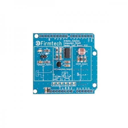 디바이스마트,오픈소스/코딩교육 > 아두이노 > 아두이노 호환쉴드,(주)펌테크,SENSOR Shield,Arduino + Bluetooth Kit의 제어용 Shield / 아두이노 우노에 블루투스 Shield와 SENSOR Shield를 결착하여 스마트폰 화면상에 현재 상태의 센서 값을 표시