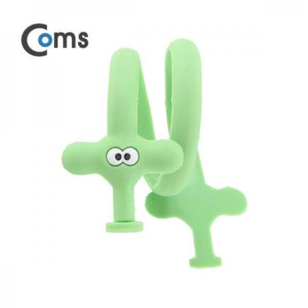 디바이스마트,컴퓨터/모바일/가전 > 네트워크/케이블/컨버터/IOT > 네트워크 자재/공구/타이 > 케이블타이/몰드,Coms,케이블 오거나이저, 연두 코끼리 [IB702],연두 코끼리