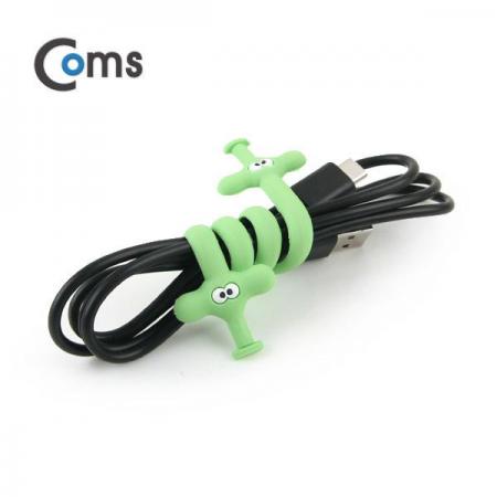 디바이스마트,컴퓨터/모바일/가전 > 네트워크/케이블/컨버터/IOT > 네트워크 자재/공구/타이 > 케이블타이/몰드,Coms,케이블 오거나이저, 연두 코끼리 [IB702],연두 코끼리