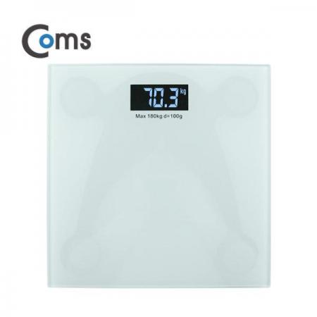 디바이스마트,사무/생활/서적 > 차량/생활/IOT > IOT/생활/취미,Coms,디지털 체중계(강화유리/백라이트 센서/최대 180Kg) [IB637],강화유리/백라이트 센서/최대 180Kg