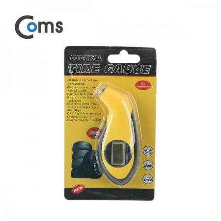 디바이스마트,사무/생활/서적 > 차량/생활/IOT > 차량용 공구 > 안전/측정공구,Coms,타이어 공기압 테스터기 [IB740],공기압 테스터기