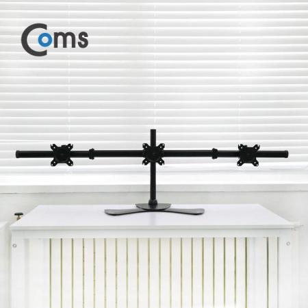 디바이스마트,,Coms,트리플 모니터 거치대 (자유배치형) [VM526],일관절형(3대), 1개당 최대하중 8kg