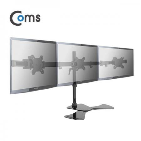 디바이스마트,,Coms,트리플 모니터 거치대 (자유배치형) [VM526],일관절형(3대), 1개당 최대하중 8kg
