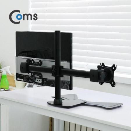 디바이스마트,,Coms,듀얼 모니터 거치대 (자유배치형) [VM524],일관절형, 1개당 최대하중 5kg