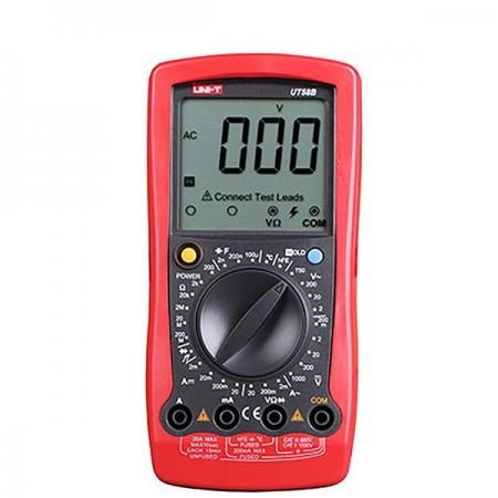 디바이스마트,계측기/측정공구 > 전기/전자 계측기 > 휴대형멀티미터,UNI-T,휴대용 디지털 멀티미터 UT58B,2,000카운트 DC전압, AC전압, DC전류, AC전류, 저항, 온도측정