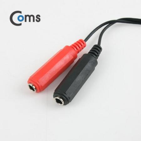 디바이스마트,케이블/전선 > 영상/음향 케이블 > 스피커/마이크로 케이블,Coms,캐논 변환 케이블(Y형), 25cm / 캐논(M)/6.3 Mono(F)*2 [NA837],Y형 캐논 변환 케이블 / 캐논(M) to 6.3모노(F)*2 / 길이 : 25cm / 색상 : 블랙