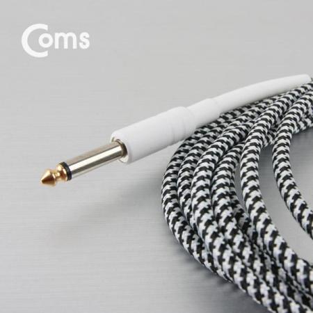 디바이스마트,케이블/전선 > 영상/음향 케이블 > 스피커/마이크로 케이블,Coms,모노 6.5(5.5) 케이블 2M - 6.5 Mono M/M [IB958],모노 6.5(5.5) 케이블 / M-M 타입 / 길이 : 2M / 색상 : 블랙