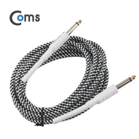 디바이스마트,케이블/전선 > 영상/음향 케이블 > 스피커/마이크로 케이블,Coms,모노 6.5(5.5) 케이블 2M - 6.5 Mono M/M [IB958],모노 6.5(5.5) 케이블 / M-M 타입 / 길이 : 2M / 색상 : 블랙