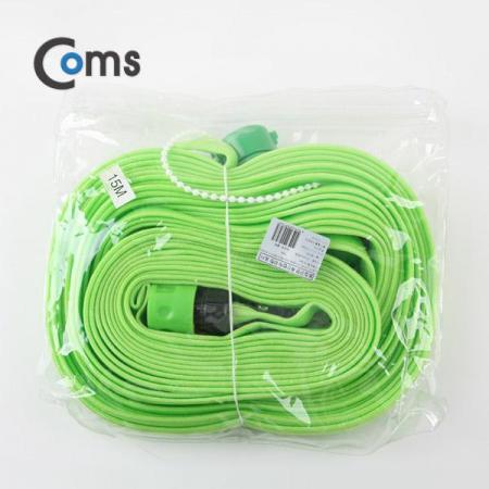 디바이스마트,화학/산업/안전 > 배관/호스/유.공압 > 호스/튜브,Coms,가정용 호스 세트/플랫형 (호스 15M) [IB748],매직호스/스프레이건/연결젠더