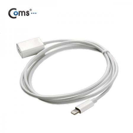디바이스마트,컴퓨터/모바일/가전 > 스마트폰/스마트기기 > 케이블/젠더 > 애플 전용 케이블,Coms,라이트닝 케이블(연장), 1M [IB204],(연장), 1M