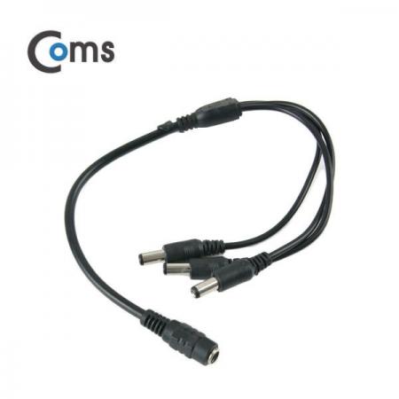디바이스마트,커넥터/PCB > 플러그/잭 > DC잭/플러그 > DC플러그,Coms,DC 전원 분배기, 3분배/5.5V - DC(F) to DC(M) * 3 [BU141],DC 전원 분배 케이블 / MALE x3 - FEMALE / 외경 5.5파이,내경 2.1파이