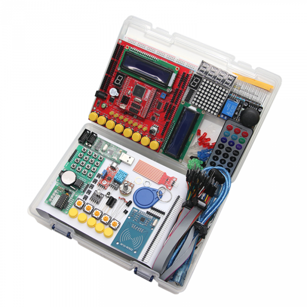 디바이스마트,MCU보드/전자키트 > 프로세서/개발보드 > AVR > ATMEGA128,LK EMBEDDED,KIT AVR MEGA128 트레이닝 키트,MEGA128 트레이닝 보드가 포함 된 AVR 트레이닝 키트, 프로젝트 및 전자회로 학습 시 꼭 필요한 부품들로 구성한 AVR ATmega128 가성비 키트