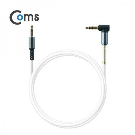 디바이스마트,케이블/전선 > 영상/음향 케이블 > 스테레오/RCA 케이블,Coms,Aux 케이블 (3극) 꺾임형, 90cm [BB380],3극 AUX 케이블 /꺾임형 / 길이 : 90cm / 수입에따라 색상이 바뀔 수 있습니다.