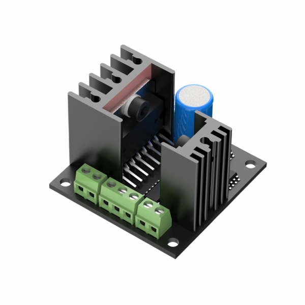 디바이스마트,기계/제어/로봇/모터 > 모터드라이버 > DC모터 드라이버 > 100W 이하 DC모터 드라이버,누리로봇,DC모터드라이버 단방향 아날로그입력 DSA3502,50W급 단방향 DC모터 드라이버 / 12~24V DC모터 구동 / 24V 모터 구동 시 정격 2A, 최대 20A / 아날로그 입력 / 가변저항과 스위치로 쉽게 구동 / 모터 1개 구동 / 과전류 보호회로 내장