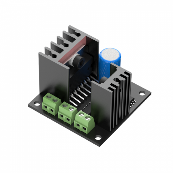 디바이스마트,기계/제어/로봇/모터 > 모터드라이버 > DC모터 드라이버 > 100W 이하 DC모터 드라이버,누리로봇,DC모터드라이버 단방향 PWM입력 DSA3502P,50W급 단방향 DC모터 드라이버 / 12~24V DC모터 구동 / 24V 모터 구동 시 정격 2A, 최대 20A / PWM과 브레이크 신호로 쉽게 구동 / 모터 1개 구동 / 과전류 보호회로 내장