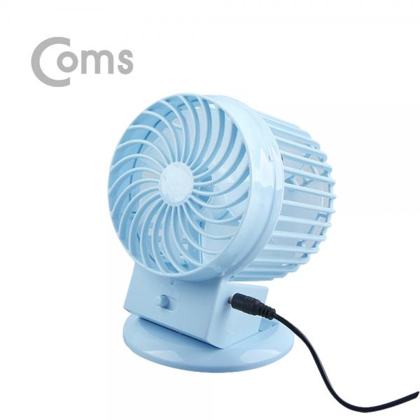 USB 선풍기 (2중모터/80mm) Blue [IE557]