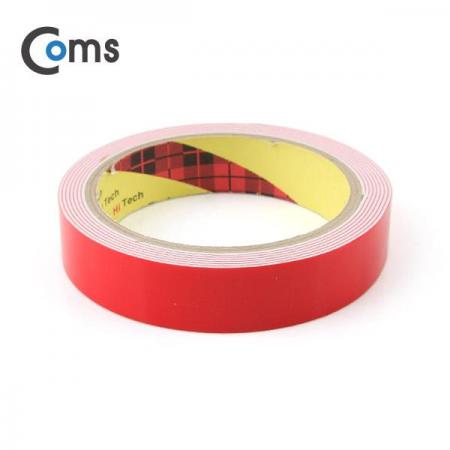 디바이스마트,화학/산업/안전 > 운반/하역/포장용품 > 포장용품 > 포장필름/테이프/랩,Coms,Coms 강력양면테이프, 21mm [LV8941],접착력이 강해 일반장식물이나 차량용 내/외장식 등을 부착할 때 사용하면 간편하게 사용할 수 있습니다.