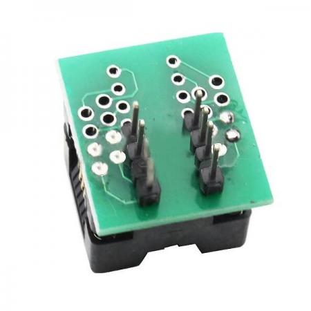 디바이스마트,커넥터/PCB > PCB기판/관련상품 > IC 변환기판 > SOP/TSOP 변환기판,SZH,CE3 SOP8 to DIP8 소켓 150mil 컨버터 롬라이터 [SZH-EKAD-148],Pin Material : Gold-plating / Pitch : 1.27mm / 지원 칩 : 24CXX , 93CXX / 크기 : 20mm x 18mm x 18mm