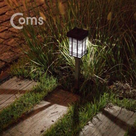 디바이스마트,LED/LCD > LED 인테리어조명 > 장식용 LED,Coms,태양광 LED 정원등(2 SMD LED/White) 플라스틱 [ER587],가든램프 / 경제적이며 전선이 필요없는 무공해 정원등