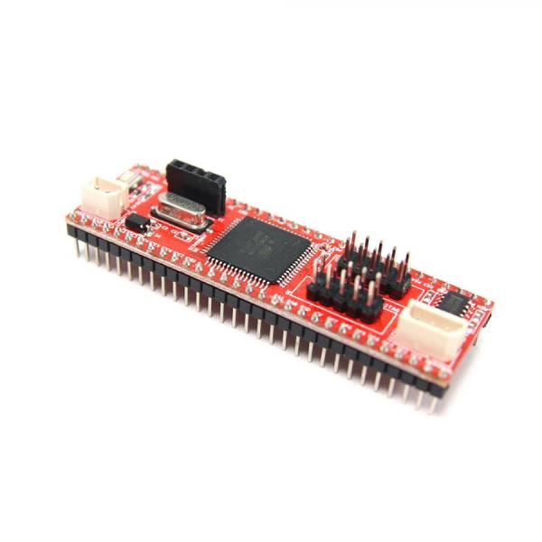 디바이스마트,MCU보드/전자키트 > 프로세서/개발보드 > AVR > ATMEGA128,LK EMBEDDED,AVR ATmega128 브레드보드 모듈 LA22,실험용 브레드 보드에 장착될 수 있도록 설계된 마프 실습용 ATmega128 개발모듈 / 16MHz 크리스탈 내장 / RS232통신 가능 / ISP 프로그래밍 및 JTAG 디버거 커넥터 제공