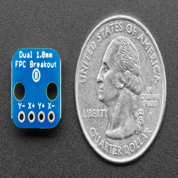 디바이스마트,MCU보드/전자키트 > 디스플레이 > LED,Adafruit,Adafruit Touch Screen Breakout Board for 4 pin 1.0mm FPC [ada-3575],resistive touch screen 를 활용할 수 있는 Adafruit 터치스크린 브레이크아웃 보드 /  12.7mm x 12.7mm x 4.5mm