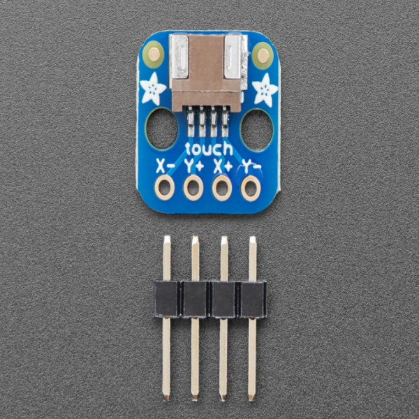 디바이스마트,MCU보드/전자키트 > 디스플레이 > LED,Adafruit,Adafruit Touch Screen Breakout Board for 4 pin 1.0mm FPC [ada-3575],resistive touch screen 를 활용할 수 있는 Adafruit 터치스크린 브레이크아웃 보드 /  12.7mm x 12.7mm x 4.5mm