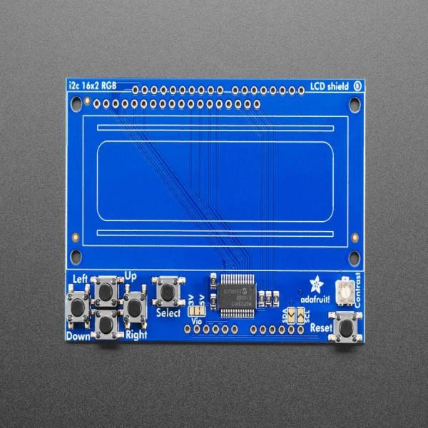 디바이스마트,오픈소스/코딩교육 > 아두이노 > 아두이노 스위치/릴레이모듈,Adafruit,Adafruit I2C Controlled + Keypad Shield Kit for 16x2 LCD [ada-715],16x2 캐릭터 LCD용 I2C 키패드 쉴드로 아두이노 프로젝트에 쉽게 사용할 수 있습니다. / Arduino UNO, duemilanove, diecimilla 등의 플러그 앤 플레이 및  Arduino Mega R3 호환