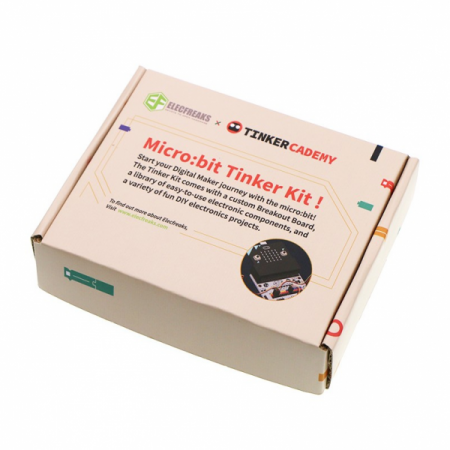 디바이스마트,오픈소스/코딩교육 > Micro:Bit > 마이크로비트 교육용키트,ELECFREAKS,마이크로비트 초급 키트 ElecFreaks Micro:bit Tinker Kit [EF08181],마이크로비트 보드 포함 10개 모듈로 구성되어 코딩 교육 기초 키트로 적합합니다.