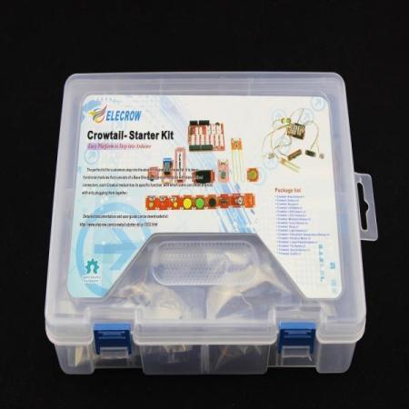 디바이스마트,오픈소스/코딩교육 > 아두이노 > 아두이노 교육용키트,ELECROW,Crowtail- 아두이노용 스타터 키트 Crowtail- Starter Kit for Arduino [CT0026Kit],아두이노 세계로 입문하기에 완벽한 키트 입니다. 기본 사용법과 프로그래밍을 단계별로 익히는데 도움을 주기 위한 기본 쉴드와 모듈로 구성된 키트 입니다.