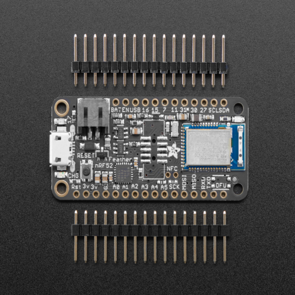 디바이스마트,오픈소스/코딩교육 > 아두이노 > 아두이노 통신모듈,Adafruit,Adafruit Feather nRF52 Bluefruit LE - nRF52832 [ada-3406],Arduino 호환 블루투스 저에너지 / 64MHz에서 실행되는 ARM Cortex M4F / 512KB 플래시 및 64KB SRAM