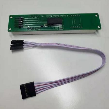 디바이스마트,MCU보드/전자키트 > 디스플레이 > 세그먼트,SZH,TM1638 8-Digit LED 디스플레이 모듈 - 레드 [SZH-CH065],8x8 SEG Display module V1.1 / 8-digit LED display module / IC TM1638 LED 드라이버칩 사용 / Size: 120mmx20mm