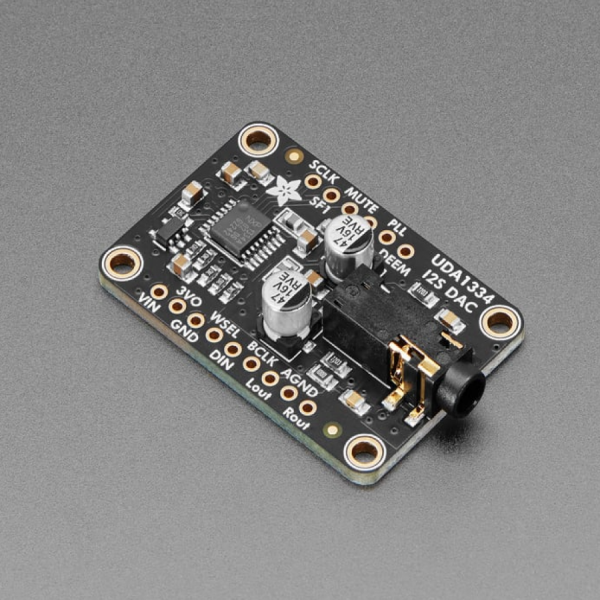 디바이스마트,MCU보드/전자키트 > 음악/앰프/녹음 > 디코더/녹음,Adafruit,Adafruit I2S Stereo Decoder - UDA1334A Breakout [ada-3678],라즈베리파이, 아두이노 호환 I2S 스테레오 디코더 / 모든 I2S 출력 오디오 인터페이스에 완벽하게 호환 /  3.3V ~ 5V 로직 레벨 사용 / 헤더 포함