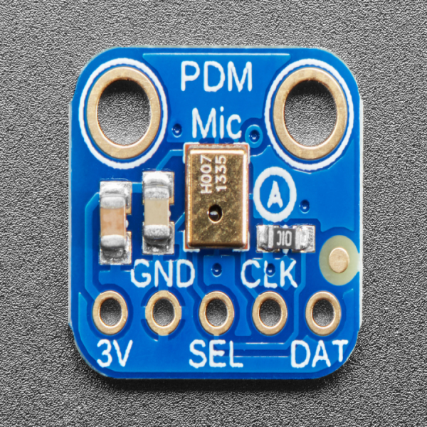 디바이스마트,MCU보드/전자키트 > 센서모듈 > 소리/음성센서,Adafruit,Adafruit PDM MEMS Microphone Breakout [ada-3492],PDM MEMS 마이크로폰 브레이크아웃 / 전압 범위 : 1.8-3.3V / 감도 : ~ 26 dBFS