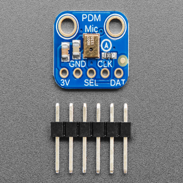 디바이스마트,MCU보드/전자키트 > 센서모듈 > 소리/음성센서,Adafruit,Adafruit PDM MEMS Microphone Breakout [ada-3492],PDM MEMS 마이크로폰 브레이크아웃 / 전압 범위 : 1.8-3.3V / 감도 : ~ 26 dBFS