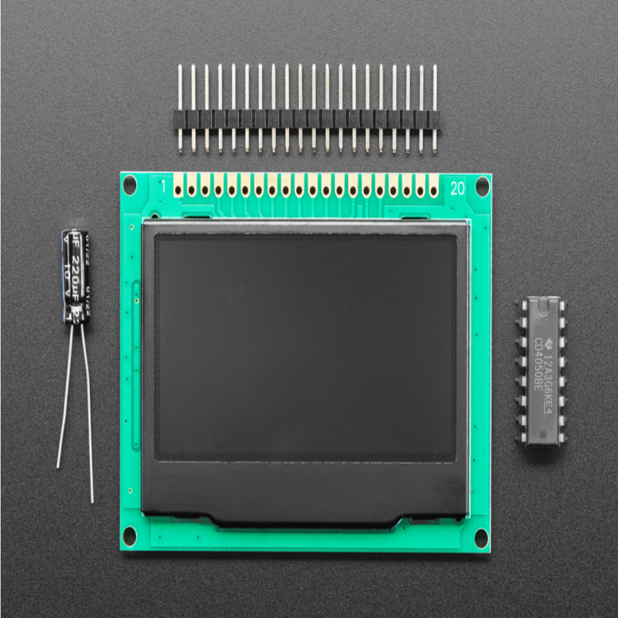 Monochrome 2.42' 128x64 OLED Graphic Display Module Kit  [ada-2719]